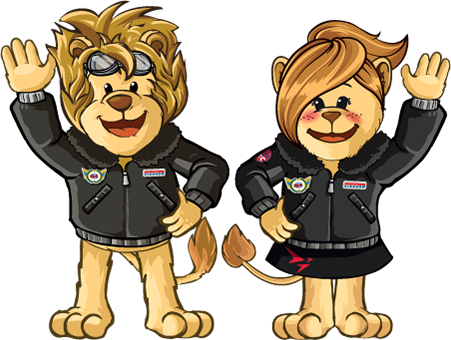 Singapore Airshow Mascots