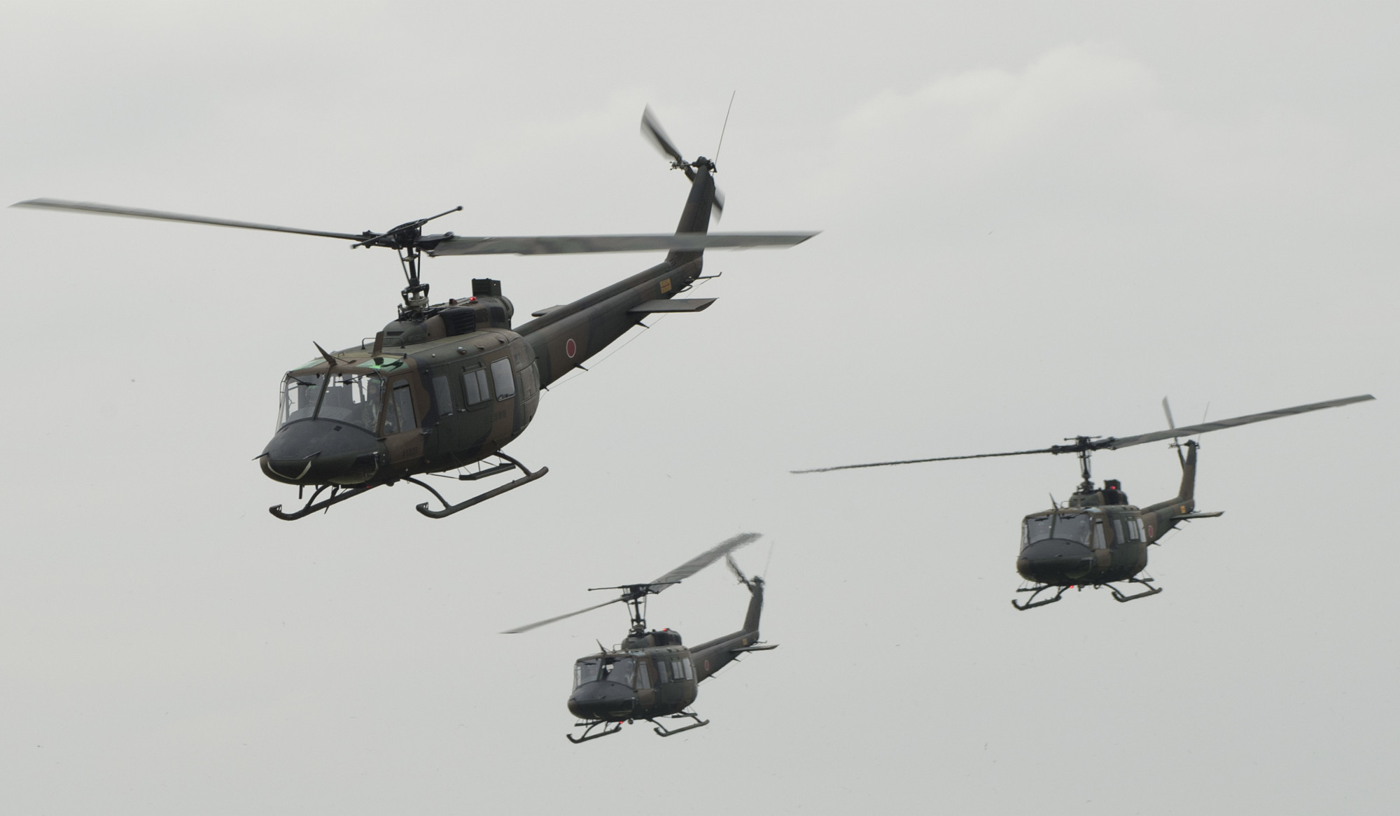 Japan’s Fuji-Bell UH-1J utility helicopters